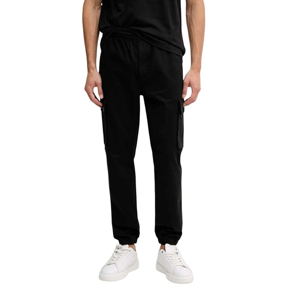 Calvin Klein Jeans Black Cotton Casual Pants