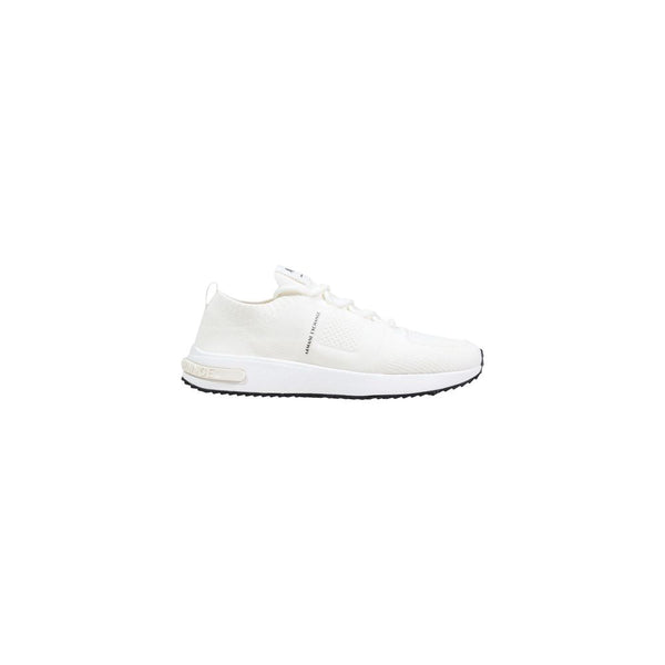 Armani Exchange White Polyester Athletic Sneakers