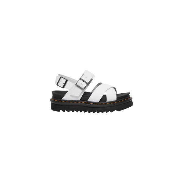 Dr. Martens White Leather Strap-On Sandals