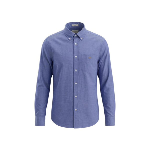 Gant Blue Cotton Dress Shirt