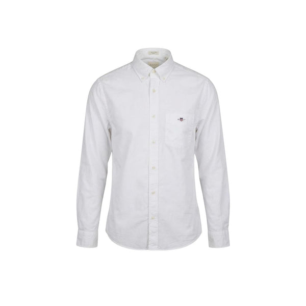 Gant White Cotton Dress Shirt