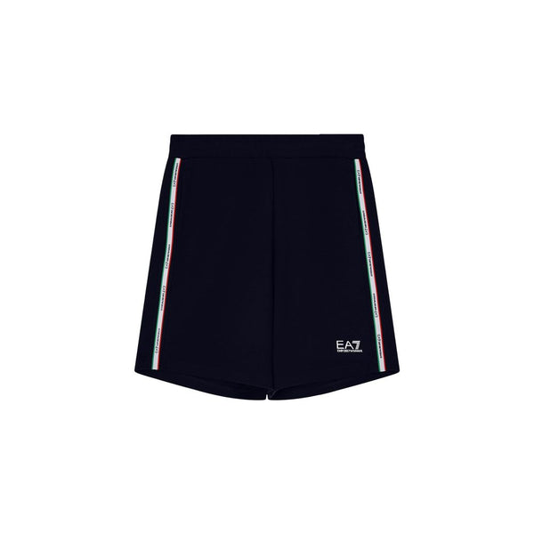 EA7 Emporio Armani Blue Cotton Knee Length