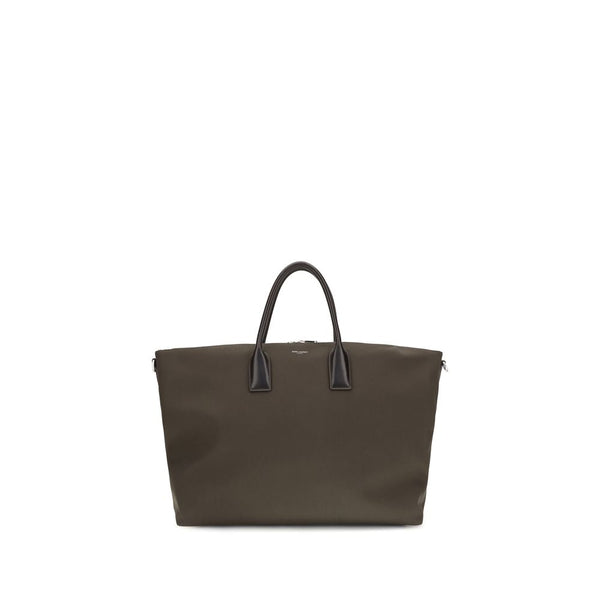 Saint Laurent Brown Calf Leather Bos Taurus Luggage And Travel