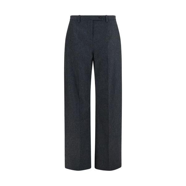 Khaite Gray Wool Oves Aries Casual Pants
