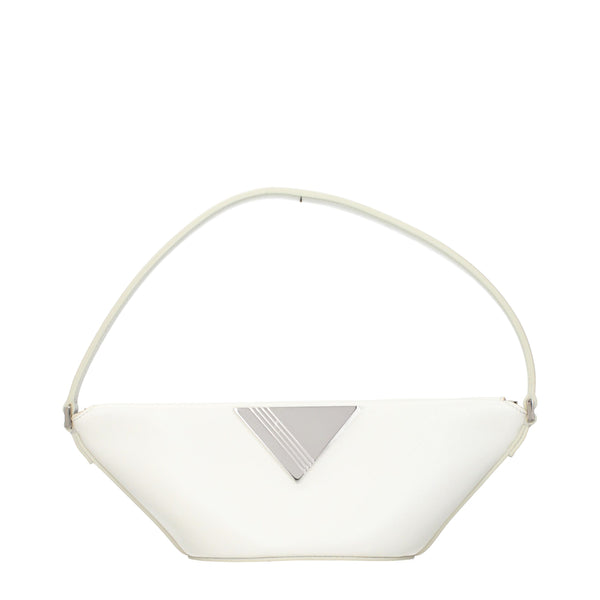 The Attico White Leather Handbag
