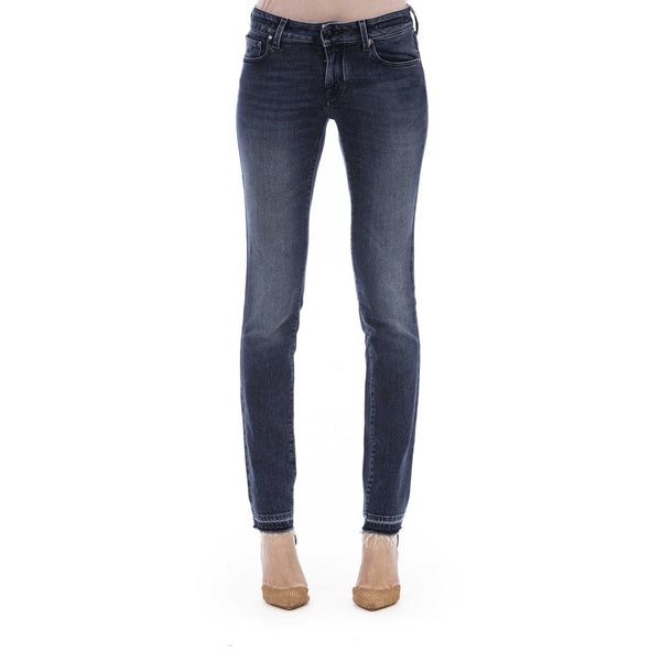 Jacob Cohen Blue Cotton Women Jeans