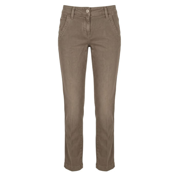 Jacob Cohen Brown Cotton Women Pants