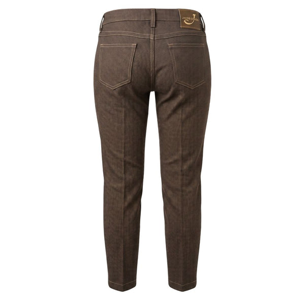 Jacob Cohen Brown Wool Women Pants