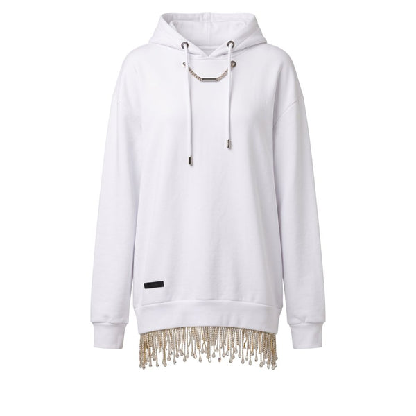 Philipp Plein White Cotton Women's Sweatshirt