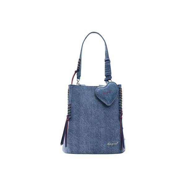 Desigual Blue Cotton Backpack