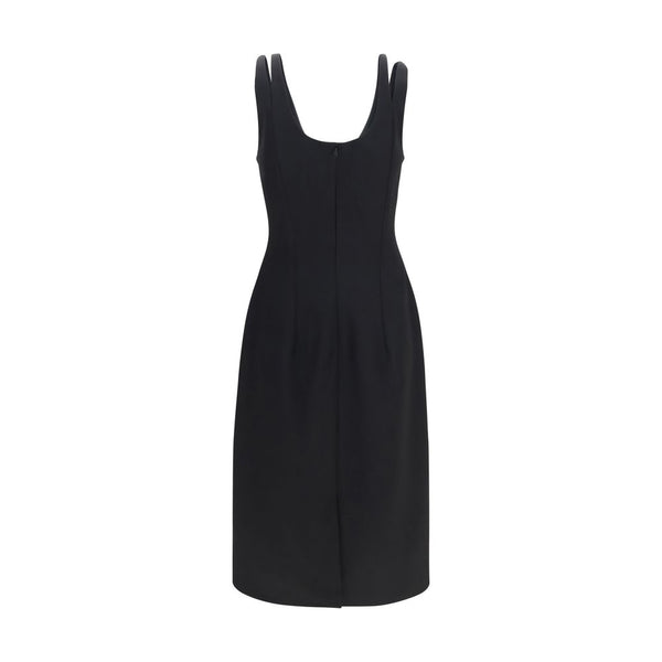 Versace Black Wool Oves Aries Casual Dress