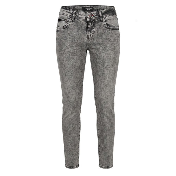 Philipp Plein Grey Cotton Women Jeans