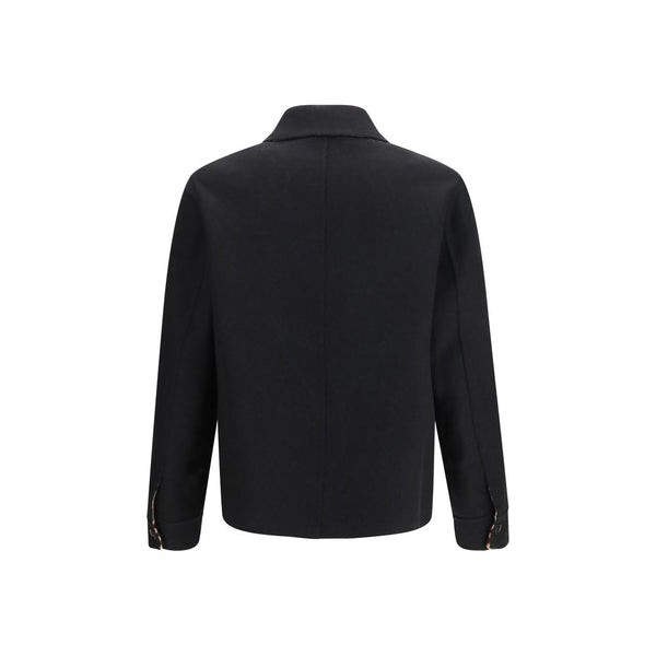 Burberry Black Wool Oves Aries Jacket