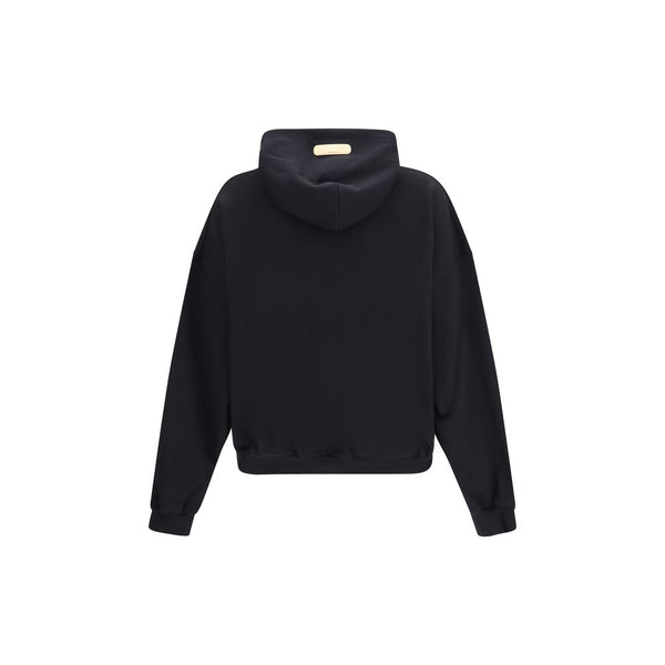 PDF Channel Black Cotton Sweatshirt
