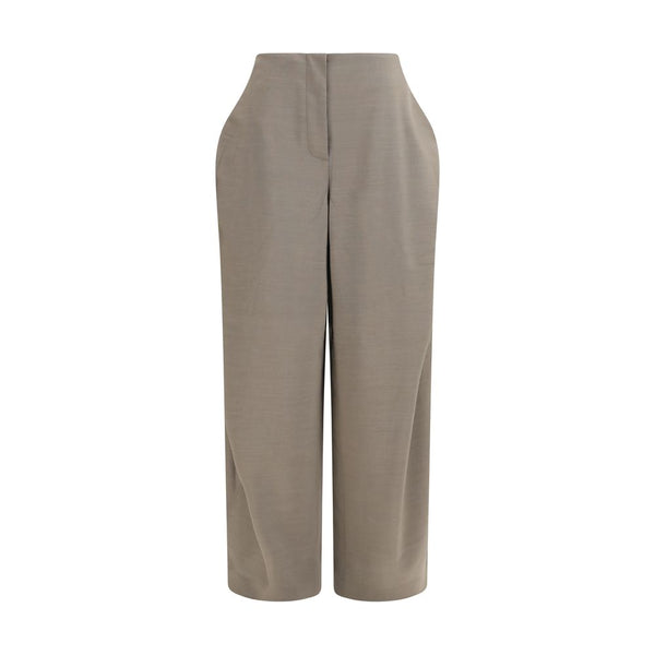 Jacquemus Gray Wool Oves Aries Flared Pants