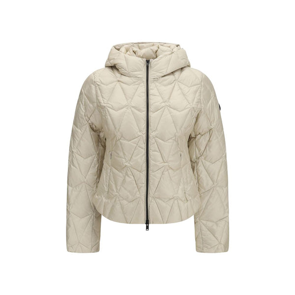 Moose Knuckles Beige Goose Down Full-Length Jacket