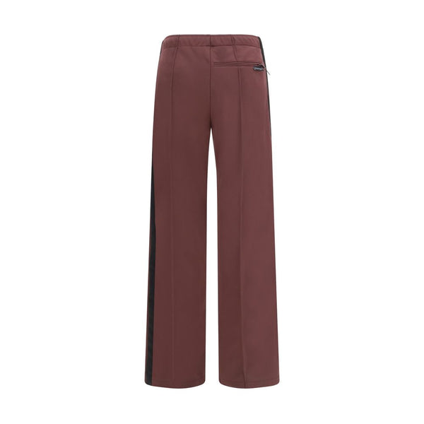Courrèges Bordeaux Polyester Athletic Pants