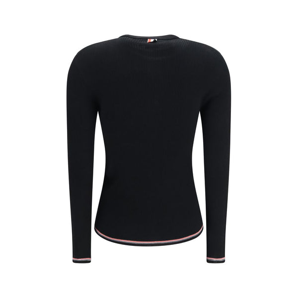 Thom Browne Black Wool Oves Aries Cardigan