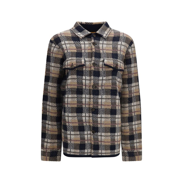 Guest in Residence Brown Cashmere Pattern Shirt