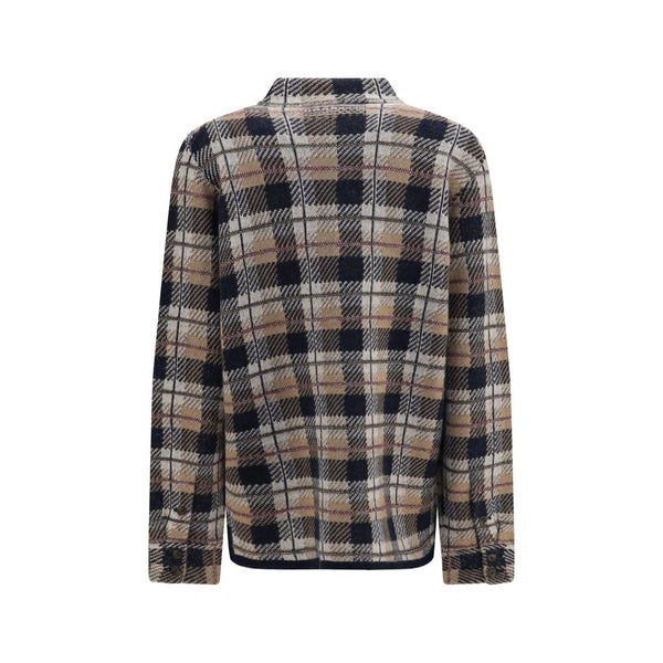 Guest in Residence Brown Cashmere Pattern Shirt