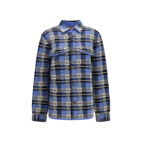 Guest in Residence Blue Cashmere Pattern Shirt