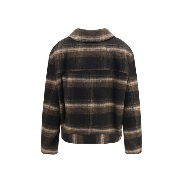 Isabel Marant Étoile Black Wool Oves Aries Coat