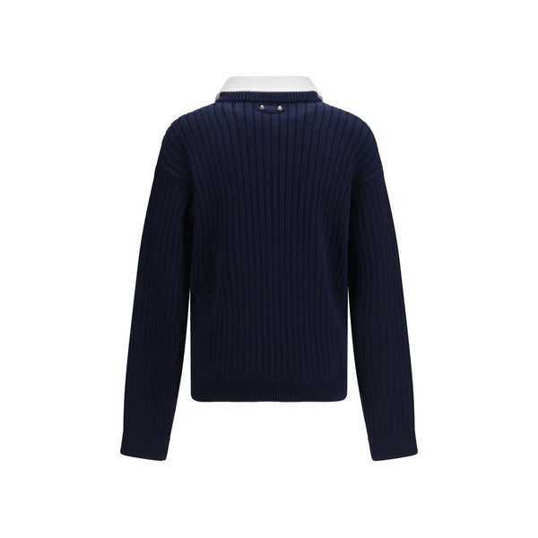 Balenciaga Blue Cotton Sweatshirt