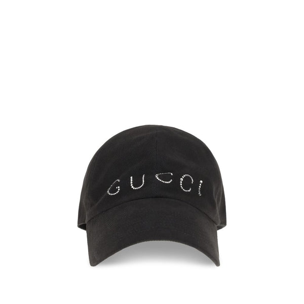 Gucci Black Cotton Cap (Baseball Hat)