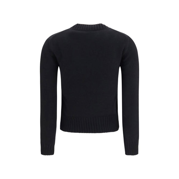 Ami Paris Black Wool Oves Aries Sweatshirt