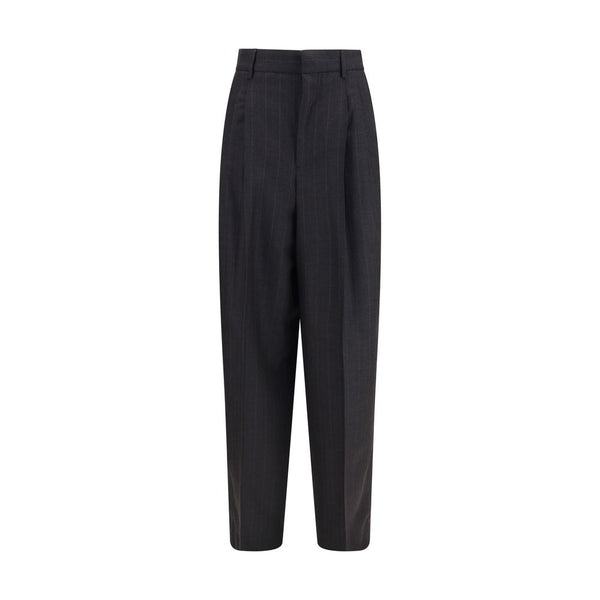 Ami Paris Black Wool Oves Aries Dress Pants