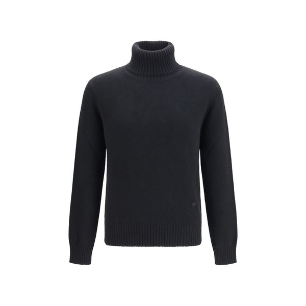 Ami Paris Black Wool Oves Aries Sweatshirt
