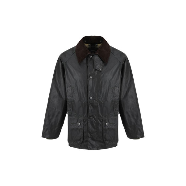 Barbour Black Cotton Full-Length Jacket