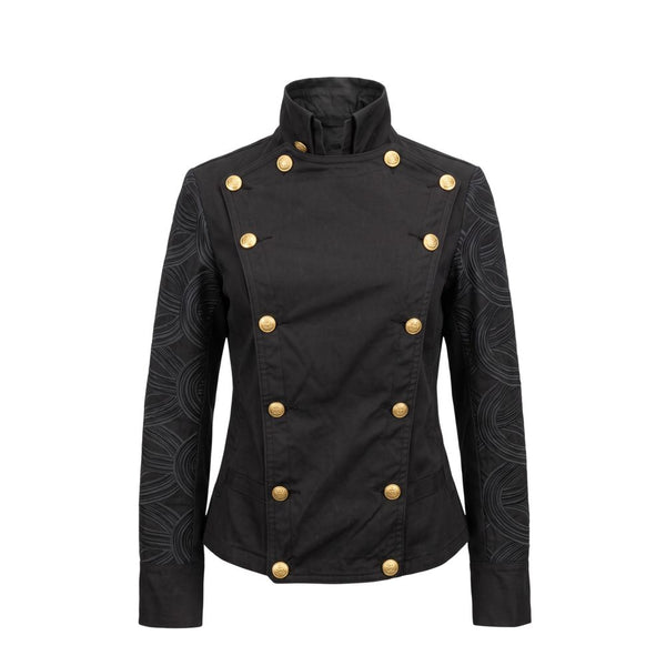 Mr&Mrs Italy Black Cotton Women Jacket