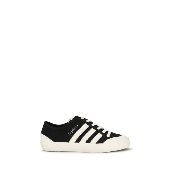 Y-3 Black Fabric Low Top Sneakers