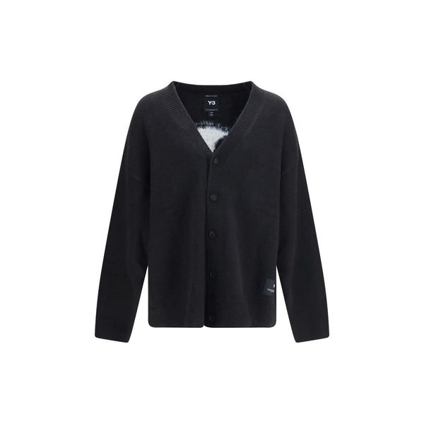Y-3 Black Polyamide Cardigan