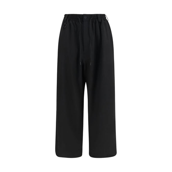 Y-3 Black Wool Oves Aries Casual Pants