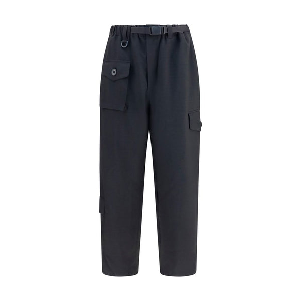 Y-3 Black Polyester Athletic Pants