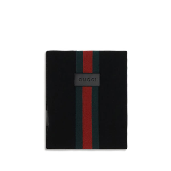 Gucci Black Wool Oves Aries Scarf