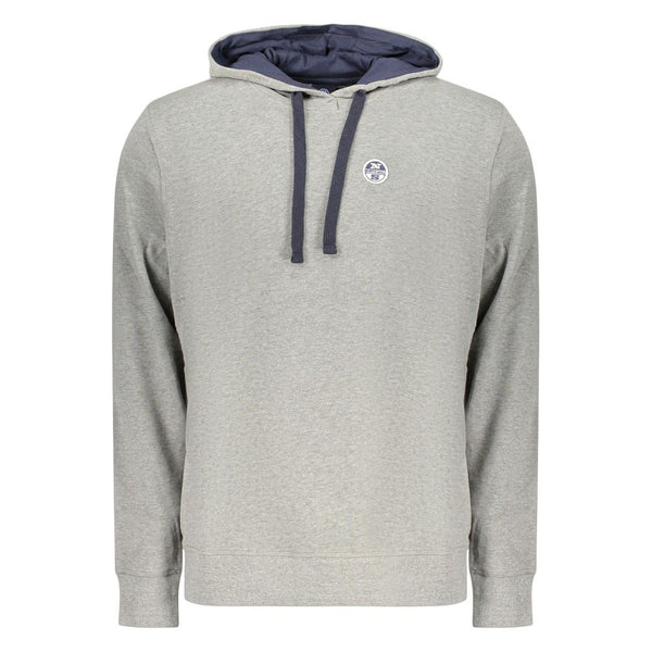 North Sails Gray Cotton Men's Hoodie