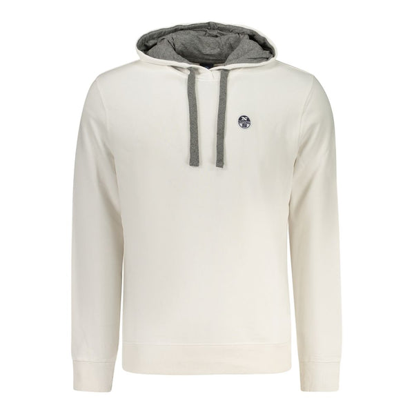 North Sails White Cotton Men's Hoodie