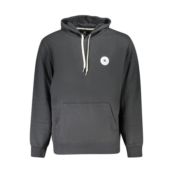 Converse Black Cotton Men's Sweatshirt