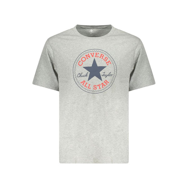 Converse Grey Cotton Men's T-Shirt