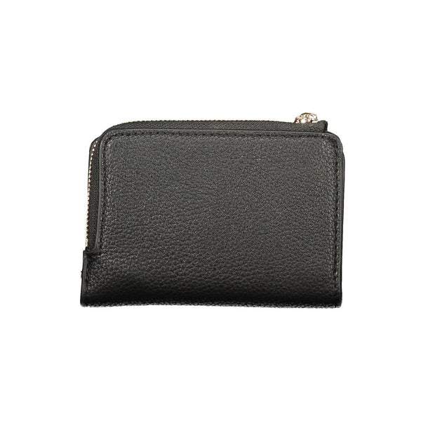 Guess Jeans Black Polyurethane Womens Wallet