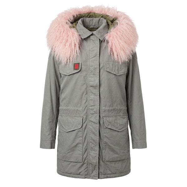 Mr&Mrs Italy Pink Cotton Women's Jacket