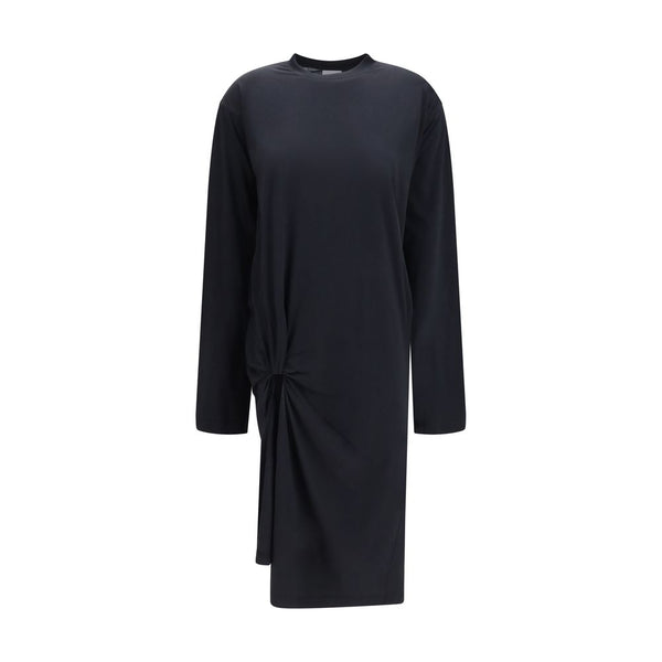 Balenciaga Black Cotton Casual Dress