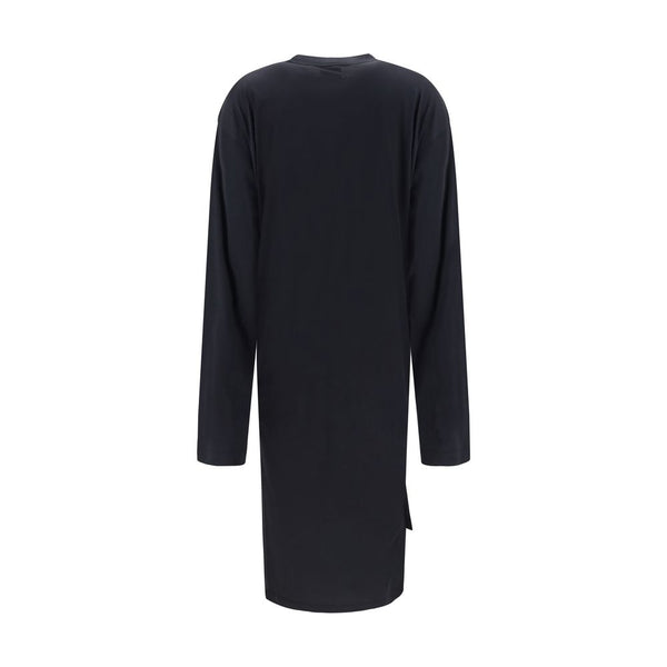 Balenciaga Black Cotton Casual Dress