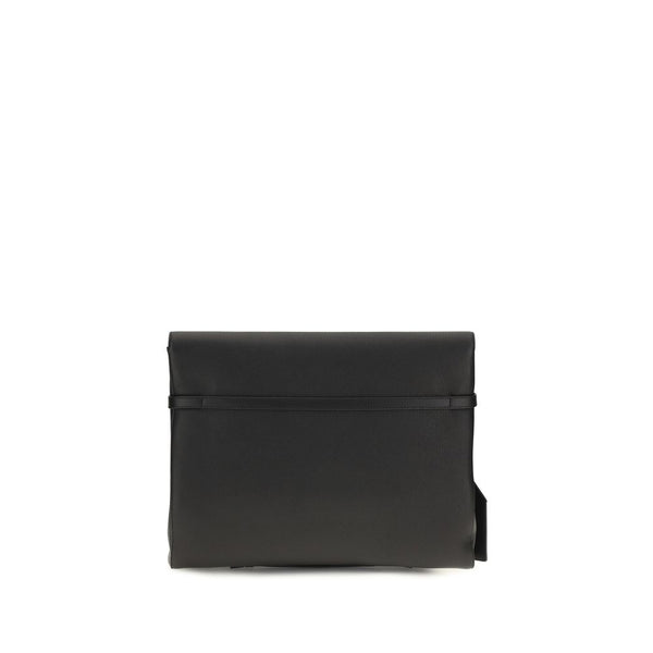 Dolce & Gabbana Black Calf Leather Bos Taurus Shoulder Bag