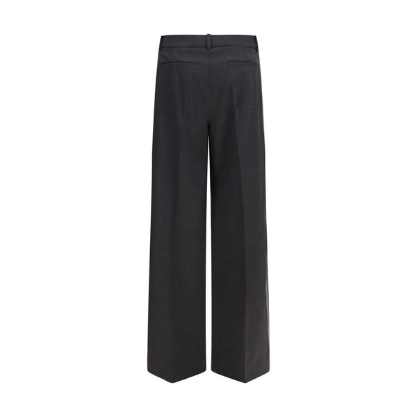 P.A.R.O.S.H. Brown Wool Oves Aries Casual Pants