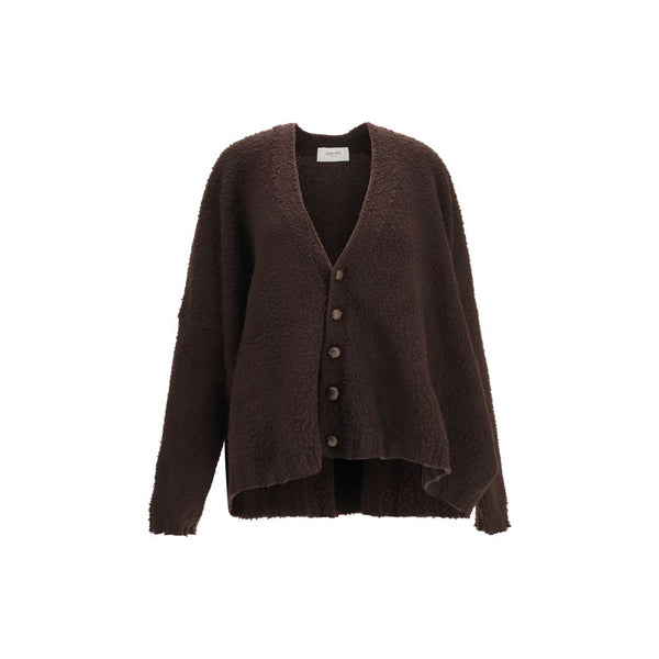 Golden Goose Brown Wool Oves Aries Cardigan