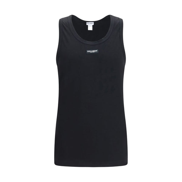 Dolce & Gabbana Black Cotton Top